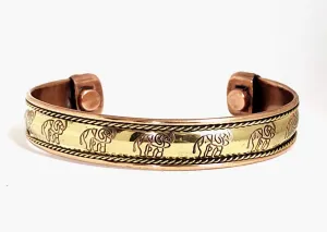 Copper Bracelet Magnetic Pure Copper Therapy Effective & Natural Relief Cuff for Women's & Men's