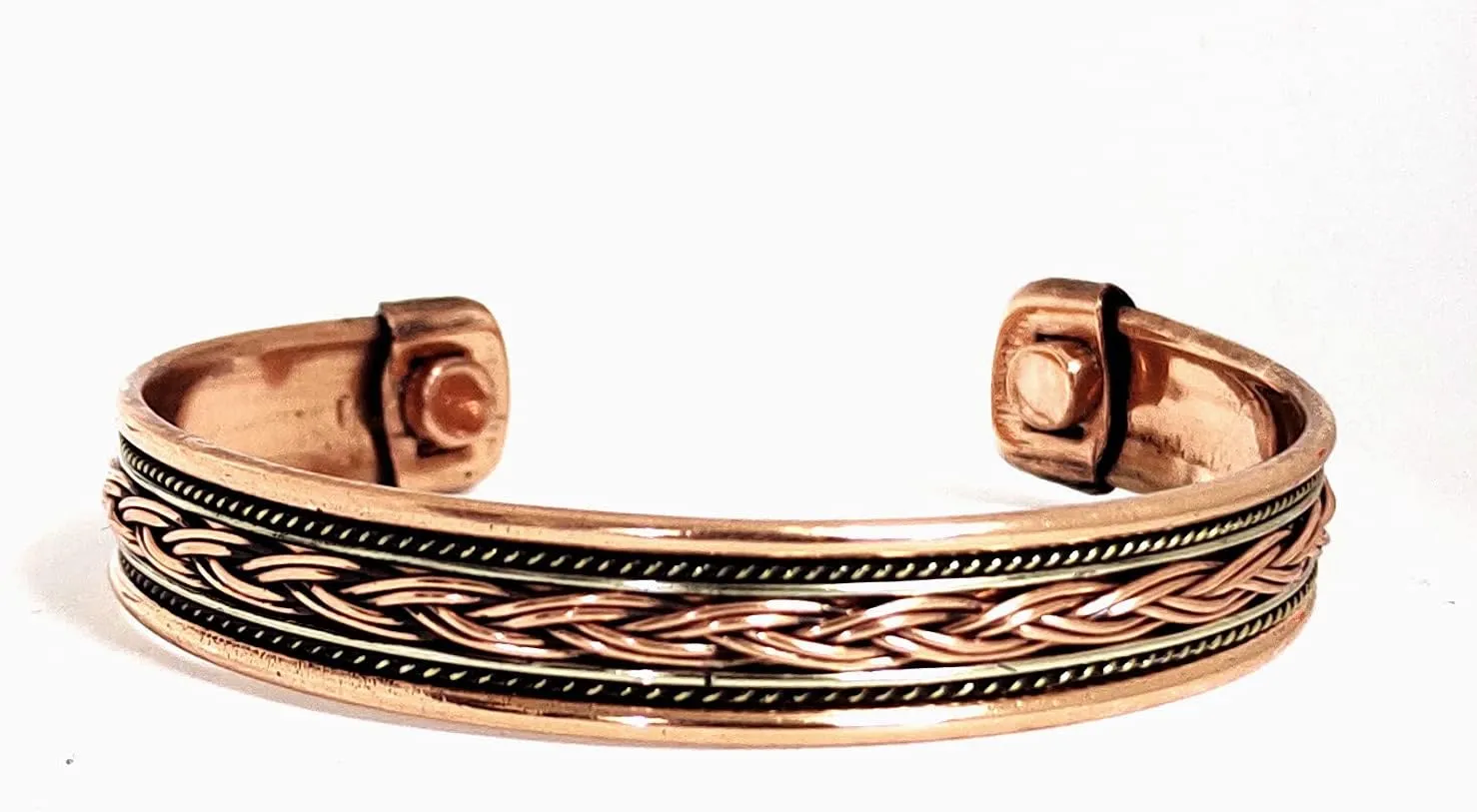Copper Bracelet Magnetic Pure Copper Therapy Effective & Natural Relief Cuff for Women's & Men's