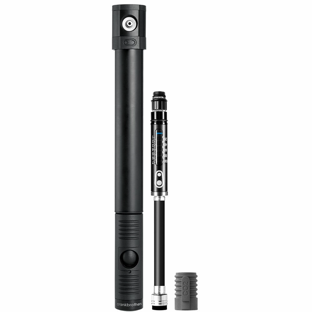 Crankbrothers Pump Klic Hand HV Gauge W/ Co2 Midnight Edition