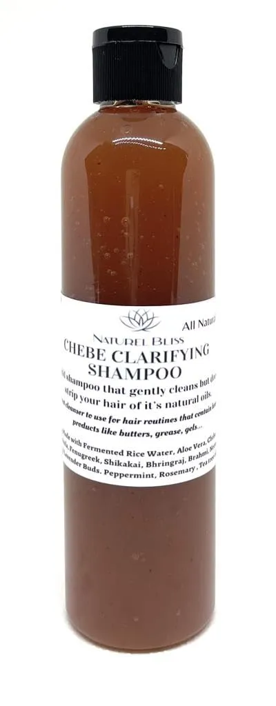 Croton Zambesicus (also know as Chebe powder) Clarifying Shampoo|Sulfate Free|All Natural & Gentle|For Heavy Product Build Up (8 oz)