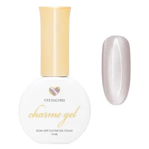 Daily Charme Velvet Coquette Silk Cat Eye C93 Duchess Magnetic Gel Nail Polish Collection 15ml Soak Off UV Led Gel Nail Polish, Home DIY/Nail Salon Manicure (Light Beige)