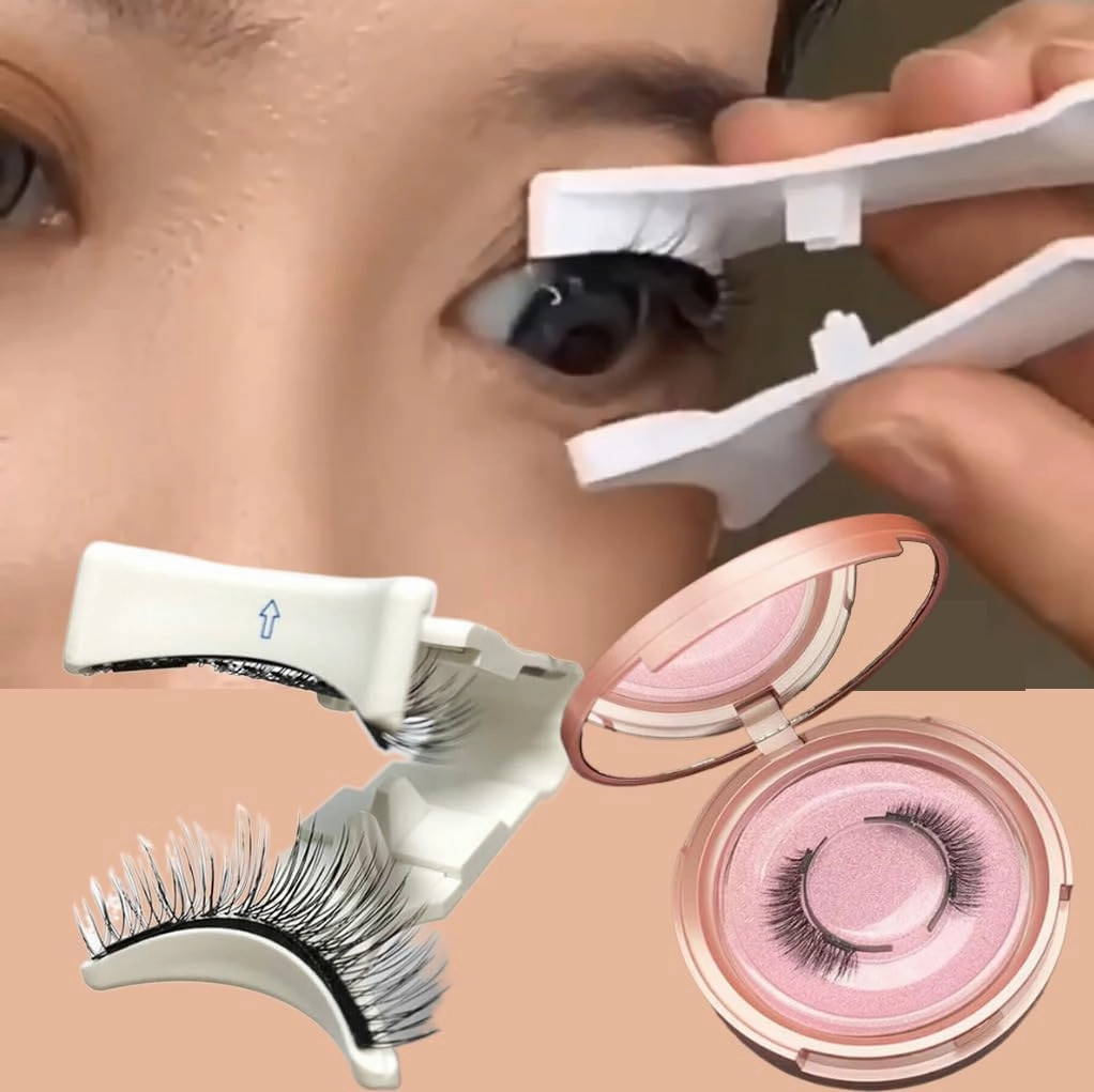 Dalarey-Dalarey Magnetic Lashes, Reusable Magnetic Eyelashes, Magnetic Lashes with Applicator, Light Weight and Waterproof Magnetic Eyelashes No Glue, Easy to Wear (Simple)