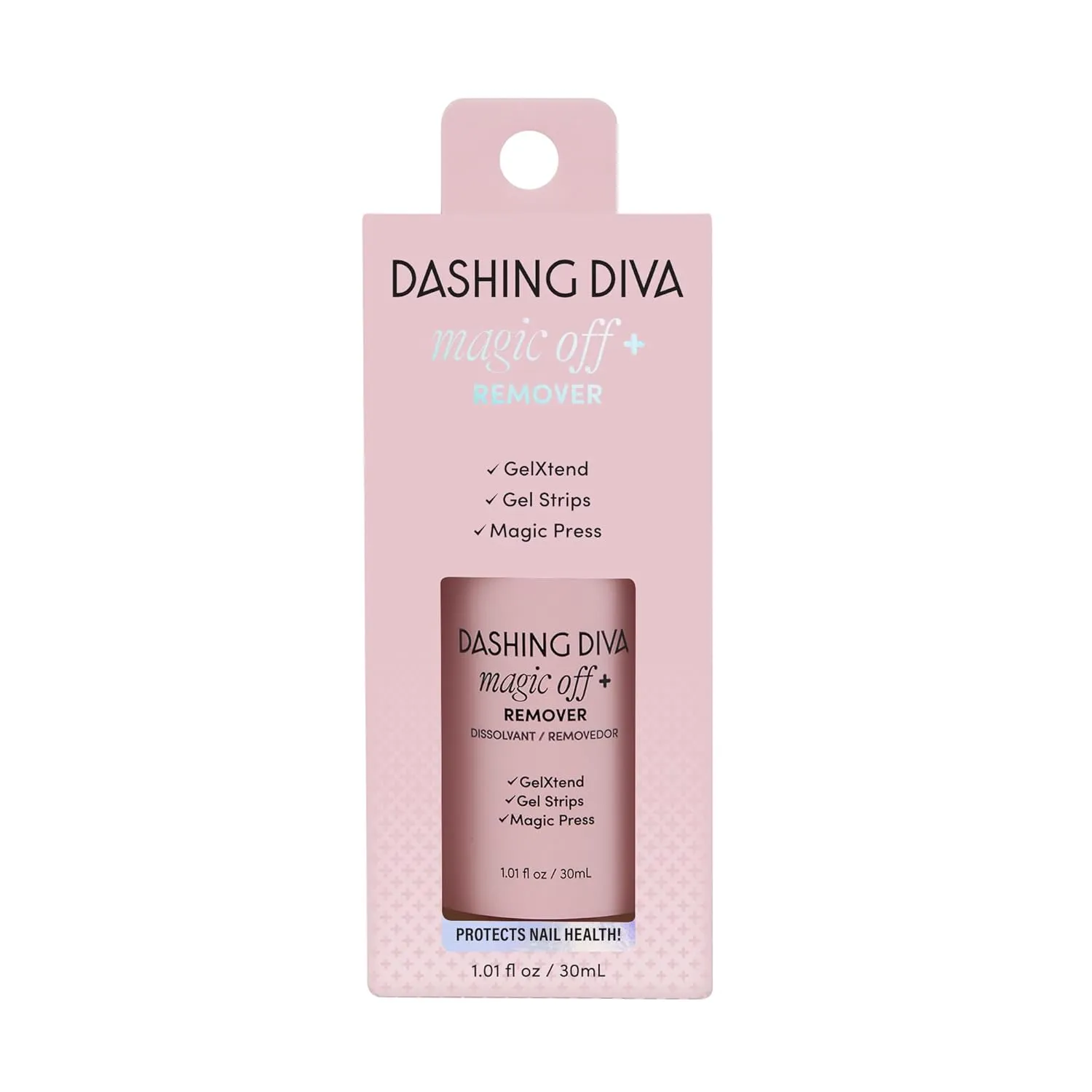 Dashing Diva GelXtend Design & Removal Kit - Nail Tips & Magic Off  Remover - Acrylic Nails with LED Glue - Lasts Up to 14 Days - Press On Remover with Niacinamide and Castor Oil - Lilac Kisses