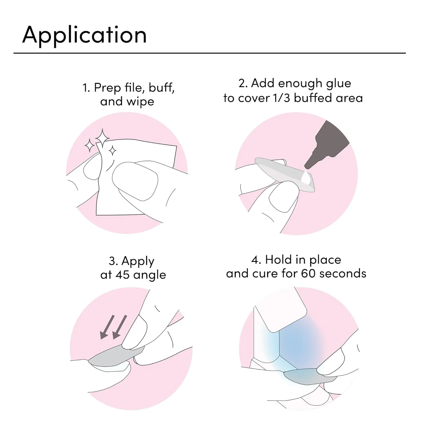 Dashing Diva GelXtend Design & Removal Kit - Nail Tips & Magic Off  Remover - Acrylic Nails with LED Glue - Lasts Up to 14 Days - Press On Remover with Niacinamide and Castor Oil - Lilac Kisses