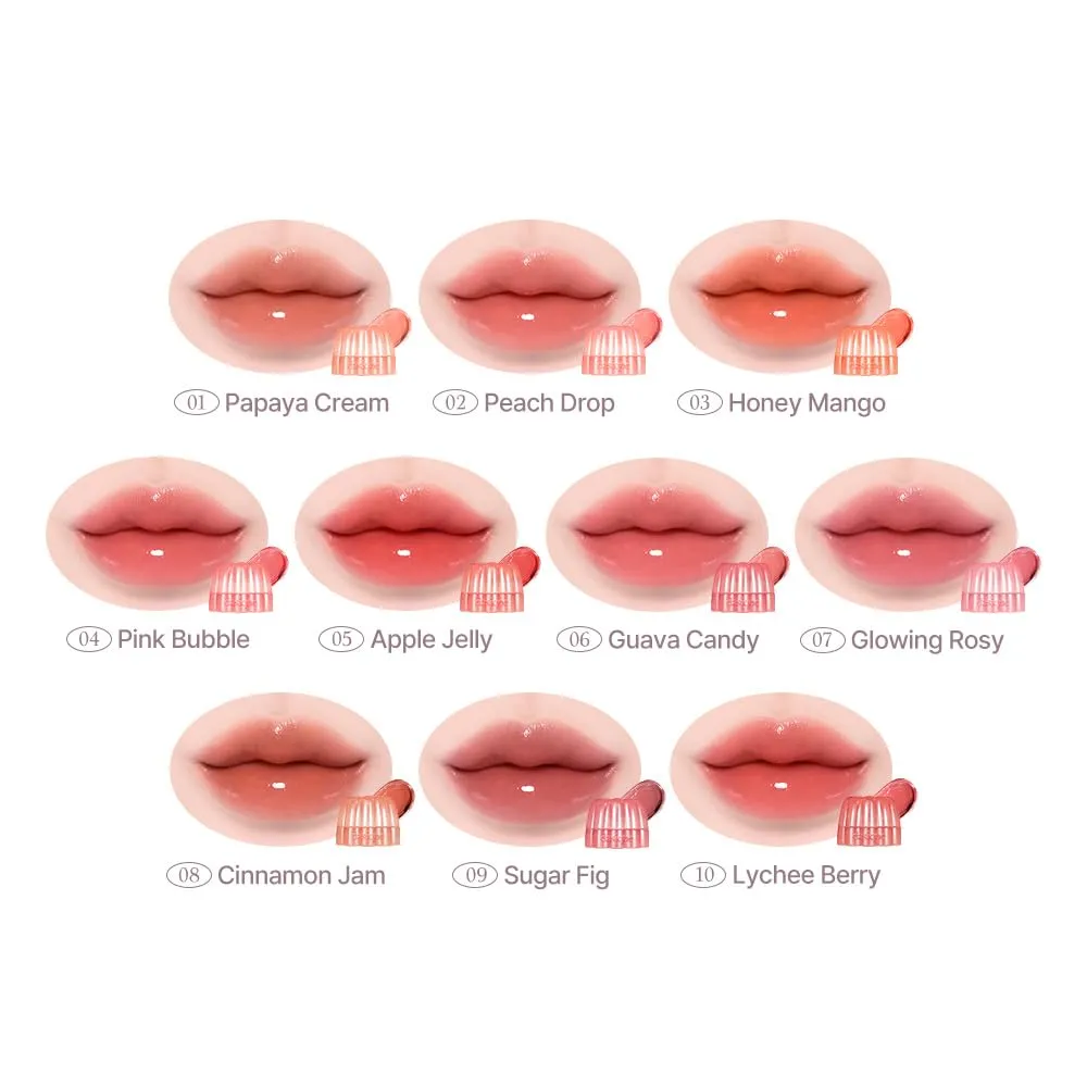 Dasique Chewing Glow Pot #19 Coco Berry 0.14 oz | Buildable & Variety of Colors | Bouncy Texture | Dewy Jelly Glow | K-beauty