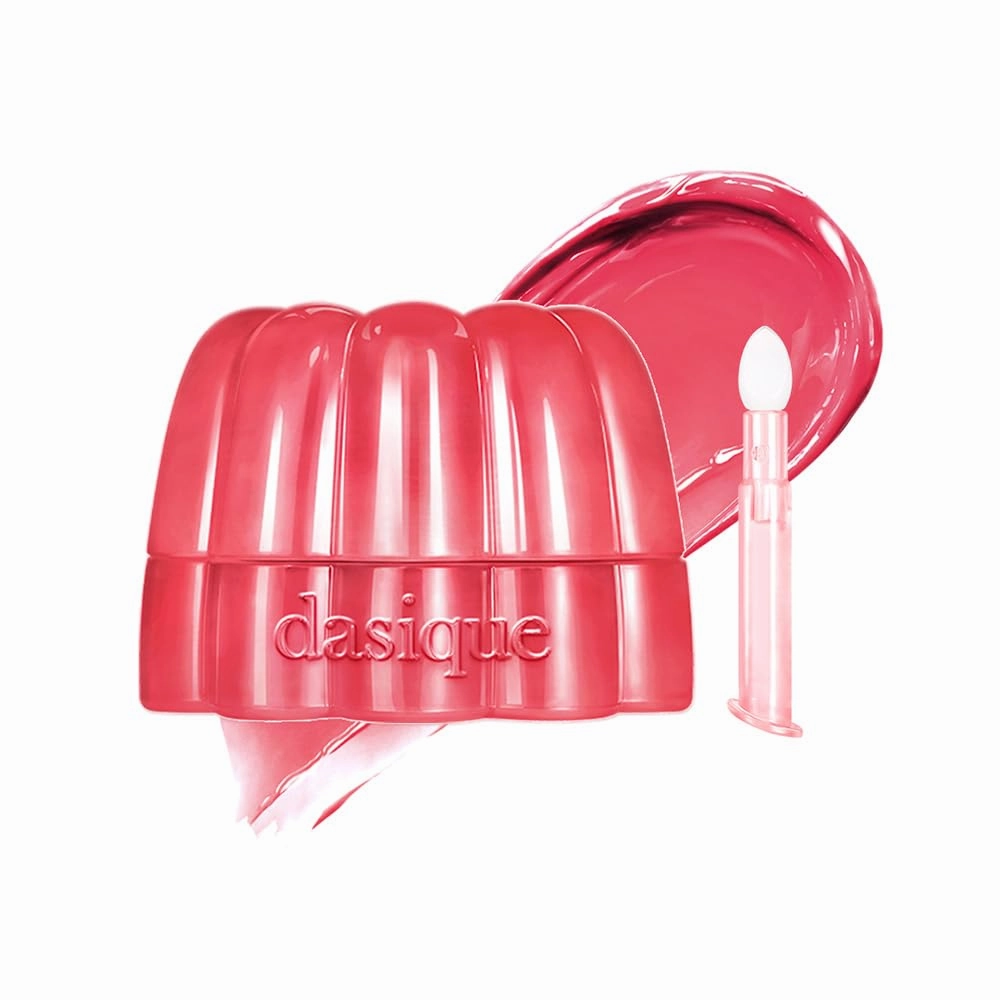 Dasique Chewing Glow Pot #14 Poppy Pudding 0.14 oz | Buildable & Variety of Colors | Bouncy Texture | Dewy Jelly Glow | K-beauty