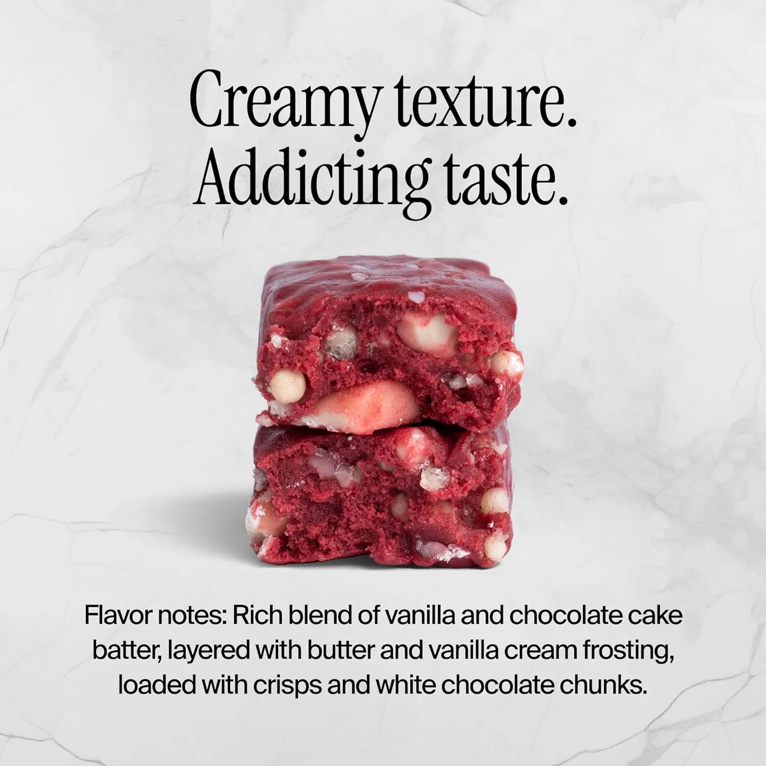David High Protein Bars No Sugar - Sugar Free Protein Bars, Low Carb, Gluten Free - 28g of Protein, 150 Calories - David Bar On-The-Go Snack - Red Velvet, Pack of 12