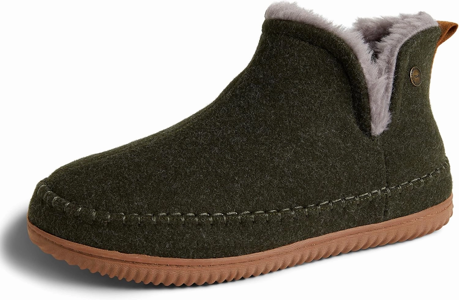 Dearfoams Men's Alpine Brixen Indoor/Outdoor Memory Foam Comfort Boot