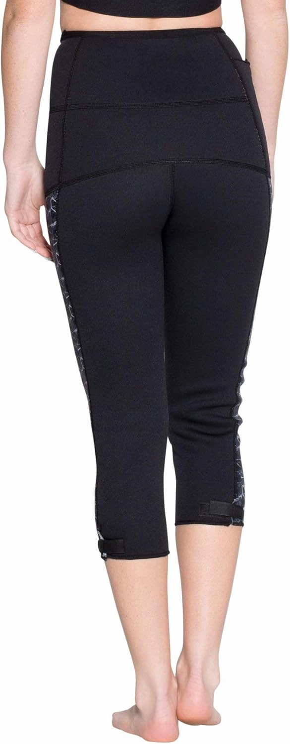 Delfin Spa Women's Heat Maximizing Neoprene Workout Capris