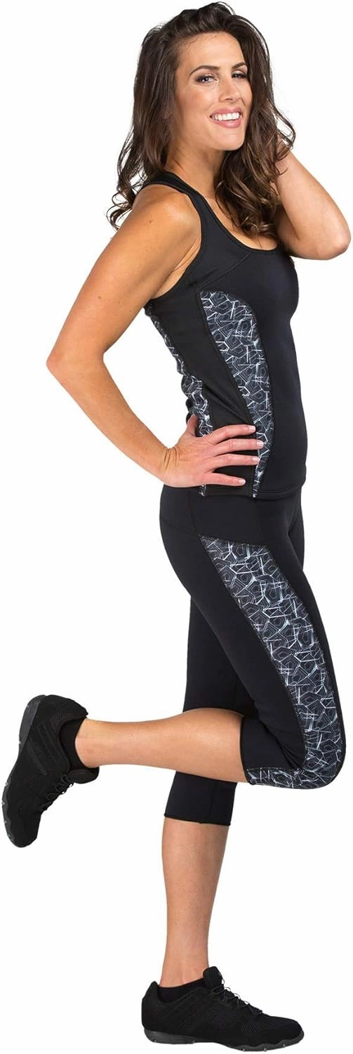 Delfin Spa Women's Heat Maximizing Neoprene Workout Capris