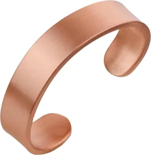 DEMMEX 3mm Thick Copper Bracelet for Men & Women – 100% Pure Solid Turkish Copper Cuff Bangle, Heavy-Gauge & Uncoated, Non-Magnetic – 1/8" Thickness, Thickest of Its Kind