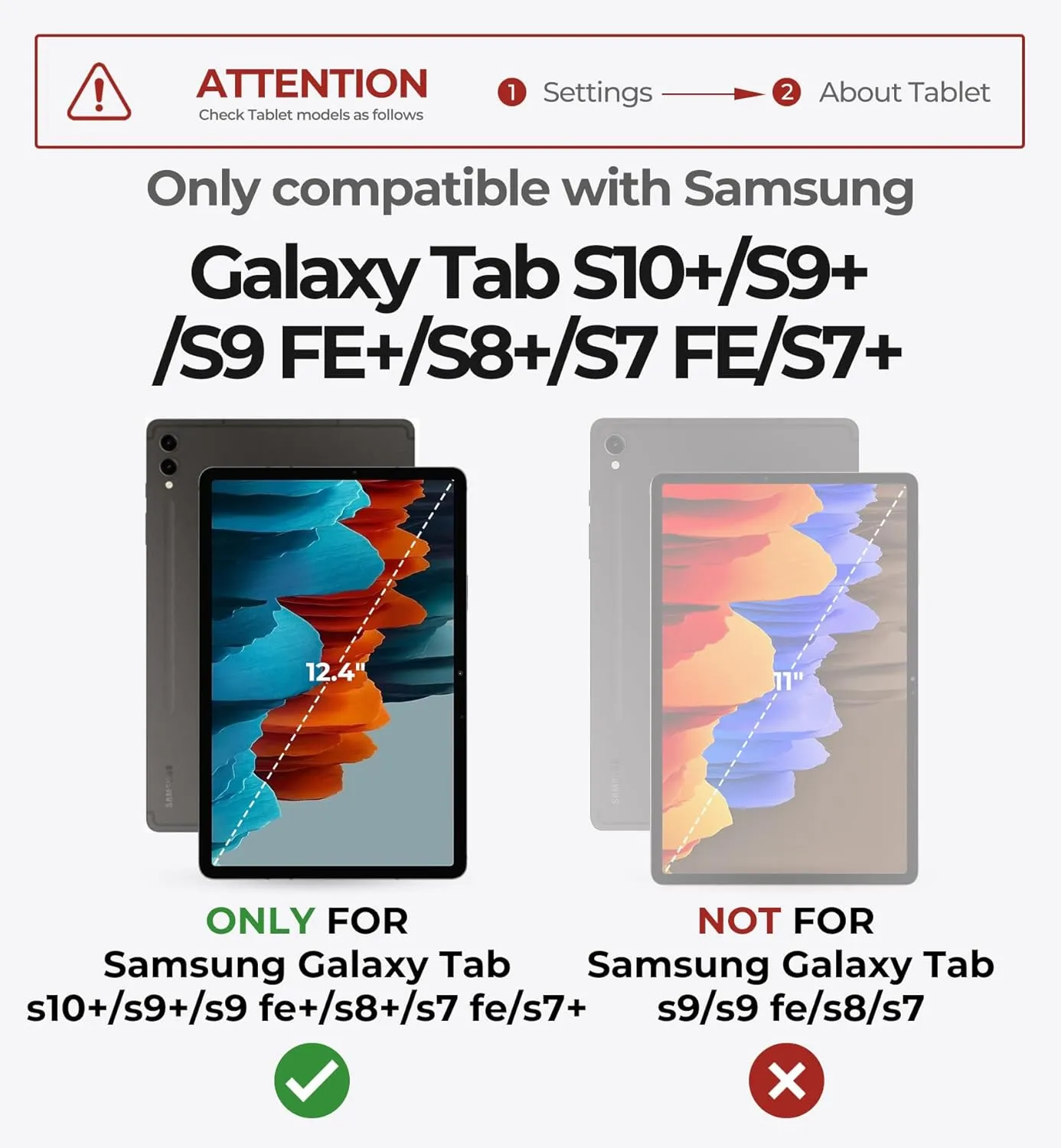 Dexnor for Samsung Galaxy Tab S10  Plus/S9  Plus/S9 FE  Plus/S8  Plus/S7  Plus/S7 FE Case with Keyboard 12.4" Floating Cantilever Magnetic Stand Multi-Touch Trackpad Backlit S Pen Holder - Pink