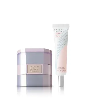 DHC EGF Cream, 1.2 oz. Net wt. and Velvet Skin Coat, 0.52 oz. Net wt.