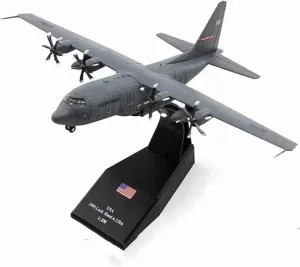 Diecast Plane Model 1:200 Scale for C-130H Hercules Transport Finished Alloy Aircraft Model Display Collectible