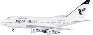 Diecast Plane Model 1:400 Scale for B747SP EP-IAC Diecast Alloy Plane Model Collection Display