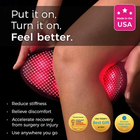 DNA Vibe Jazz Band Live (Black) - Intelligent Red Light Therapy Device - 4 Modes - for Discomfort and Pain Relief