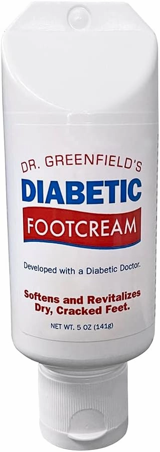 Dr Greenfield's Diabetic FootCream for Dry and Cracked Feet [5 ounces]