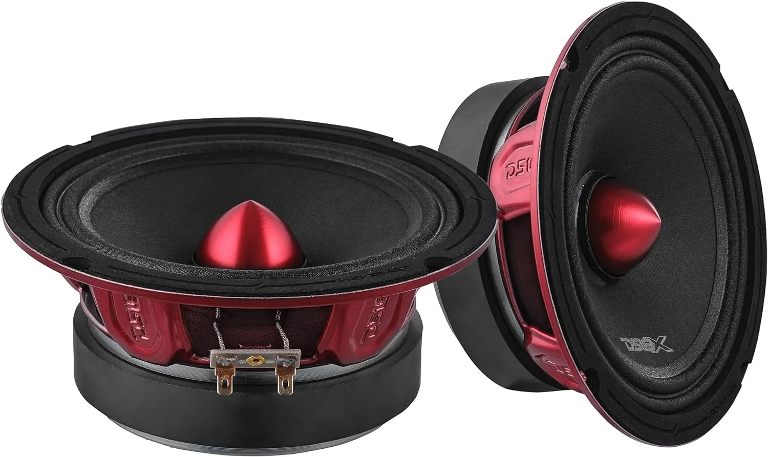 DS18 PRO-X6.4BM 6.5” Mid-Range Loudspeaker with Bullet 250 Watts RMS, 500 Watts Max Power, 4-Ohm - 6.5 inch Car Speakers for Pro Audio Builds