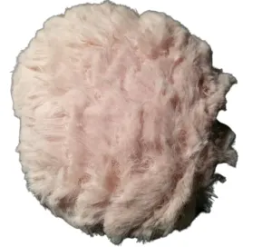 Dusty Pink Silky Powder Puff for Dusting Powder - Large Size