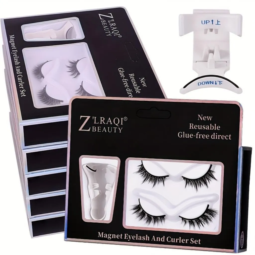 Easy to Use Glueless Reusable Magnetic False Eyelashes (MIX1 MIX3)