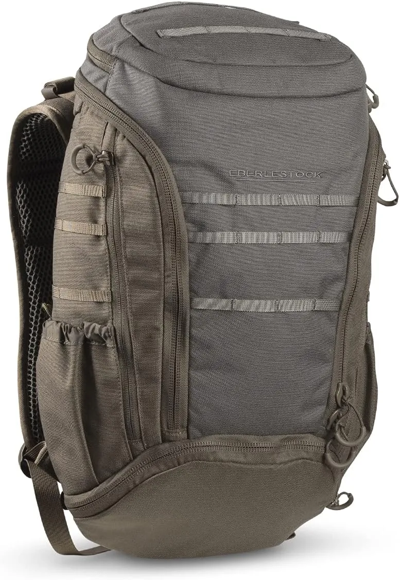 Eberlestock Little Trick Pack - Expandable EDC Backpack with an Edgy, Modern-Executive Style, Gray/Green