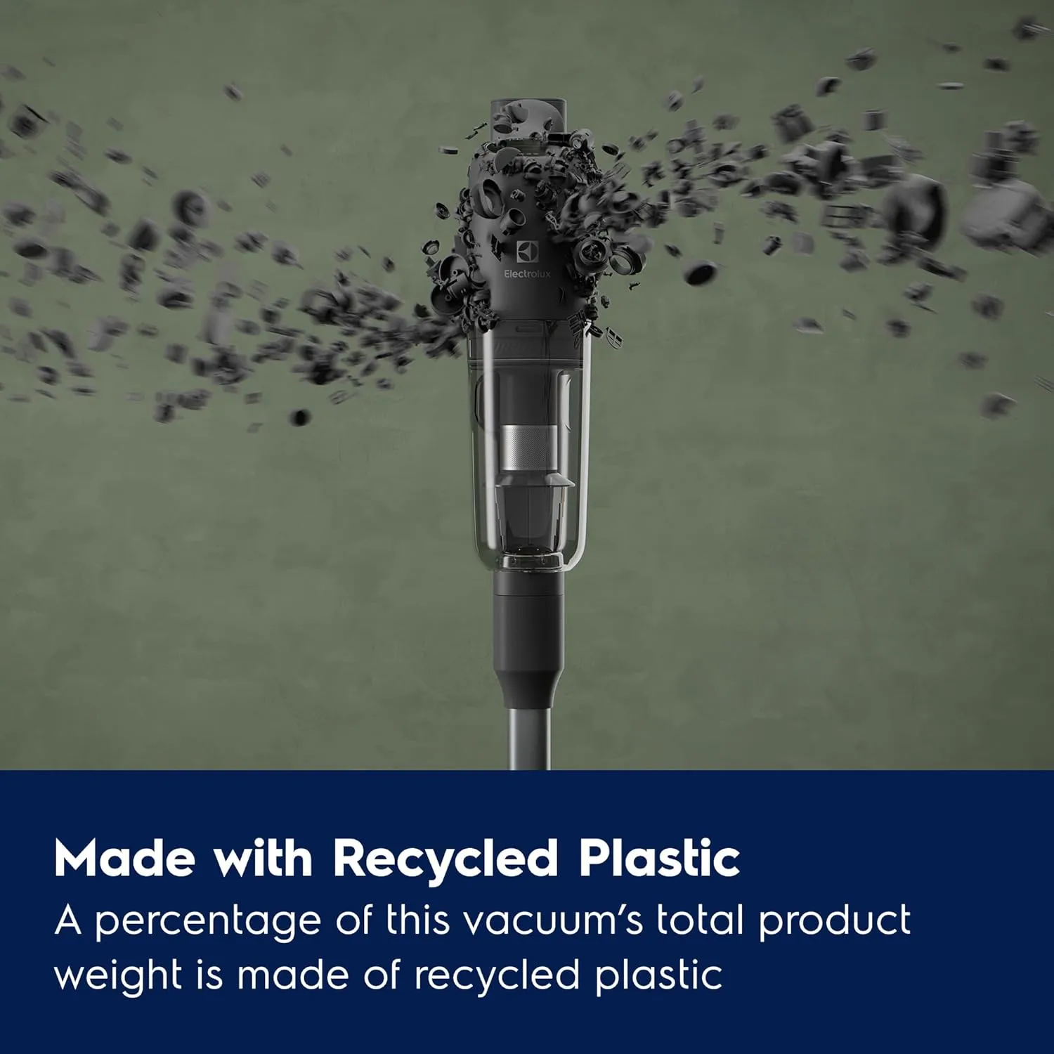 Electrolux Ultimate700 Cordless Stick Vacuum with PowerPro Bristle Nozzle and High Suction Power, 50-Minute Run Time, 4 Power Modes, Granite Gray