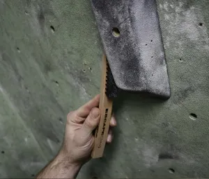 Escape Climbing Premium Boars Hair Brush XL | Durable Cleaning Tool for Rock Climbing Holds | Natural Fiber Brush Designed for Ultimate Performance (Black)