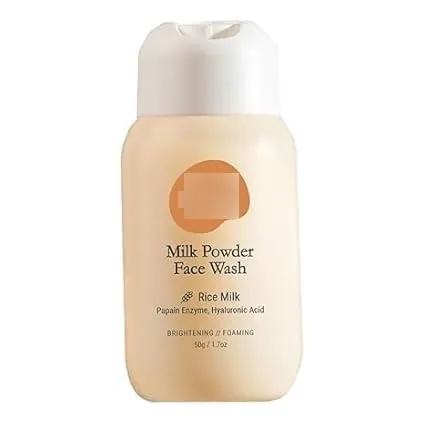 Face Wash | Gentle Exfoliation & Deep Cleansing | Enriched with Rice Milk, Rice Silk,Rice Powder Unscented | Men & Women | 50g 1.6fl oz