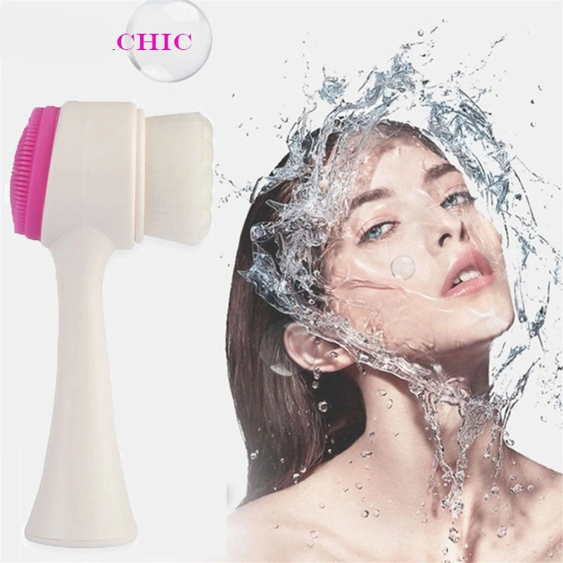 Face Cleaning Brush Skin Care 3D Washing Cleaner Exfoliator Pore Acne Oil Cleanse Beauty Brush