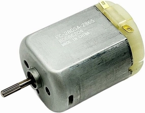 FC-280SA-2865 Micro Carbon Brush Electric Motor DC3V 6V 7.4V 9V High Speed Mini 24mm Flat Engine Knurled Splined Shaft