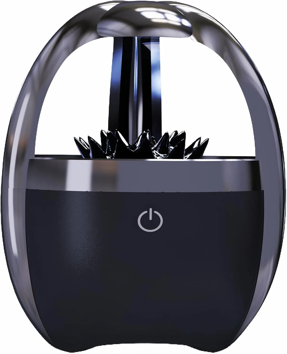 Ferrofluid Speaker Sound Visualizer - Dancing Ferrofluid Display Ferro Fluid, Small Transparent Bluetooth Magnetic Fluid Speaker Birthday Gifts for Men (Black)