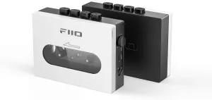 FiiO CP13 Portable Cassette Tape Player with 3.5mm Earphone Jack, Ultra-Low Wow&Flutter, Powered by Type-C or Lithium Battery (White and Black)