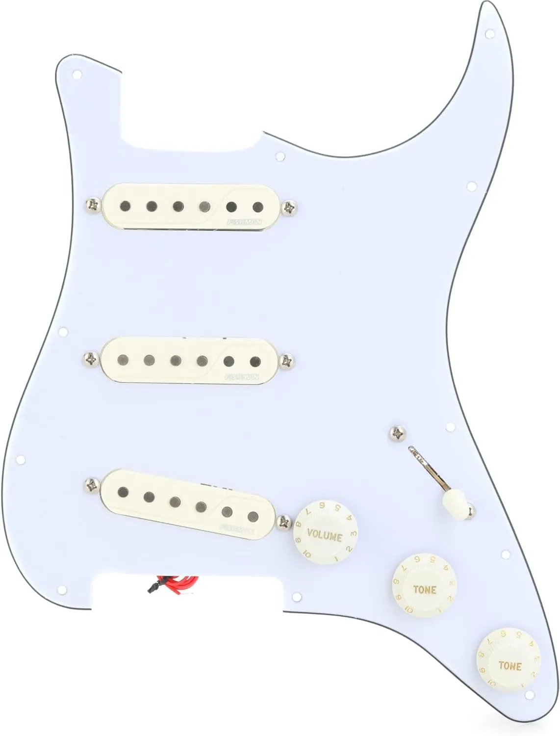 Fishman Fluence Stratocaster Loaded Pickguard - White