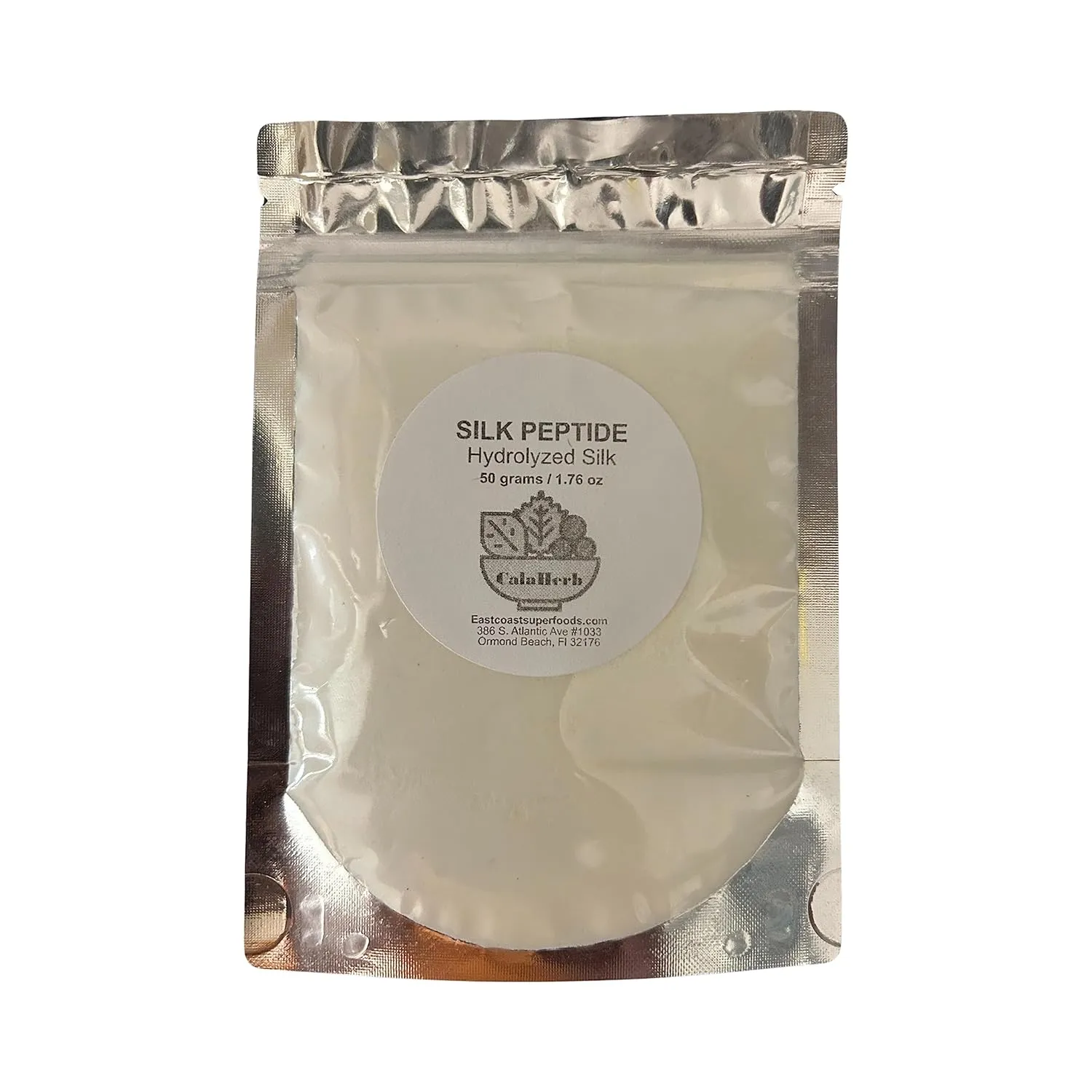 Flagler Silk Peptide Powder from East Coast Superfoods 50 gr / 1.76 oz