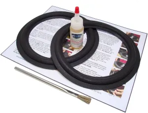 Foam Surround Edge Repair Kit - 2 Speaker Kit - 8 Inch - Compatible with Altec Lansing 1, 201, 205, 208, 508, A 0374, A 0614, Bias 550, Image 5, W54648, W32735, Many More