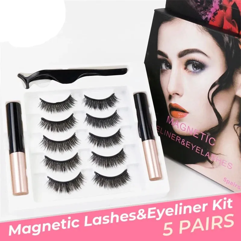 Futuristic Magnetic Eyelashes and Eyeliner