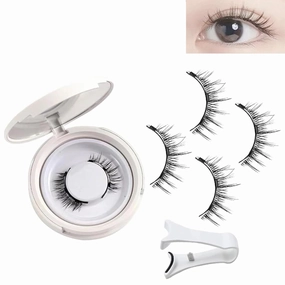 Giana Magnetic Lashes, Magnetic Lashes, Magnetic Eyelashes With Applicator, Reusable Glue-Free Natural Lashes, Natural Look, No Glue Needed Easy to Wear and Remove (2Pairs*Simple)