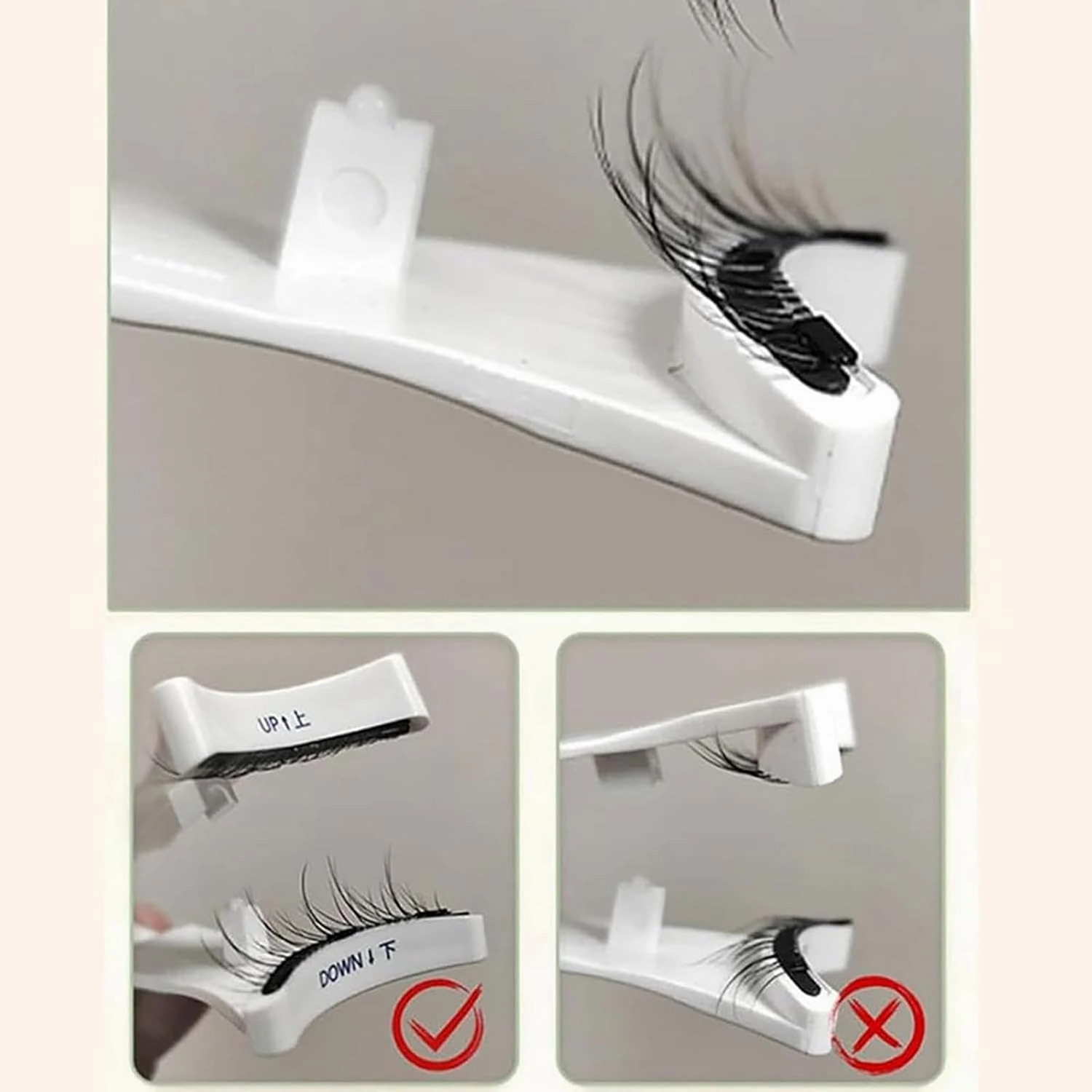 Giana Magnetic Lashes, Magnetic Lashes, Magnetic Eyelashes With Applicator, Reusable Glue-Free Natural Lashes, Natural Look, No Glue Needed Easy to Wear and Remove (2Pairs*Simple)