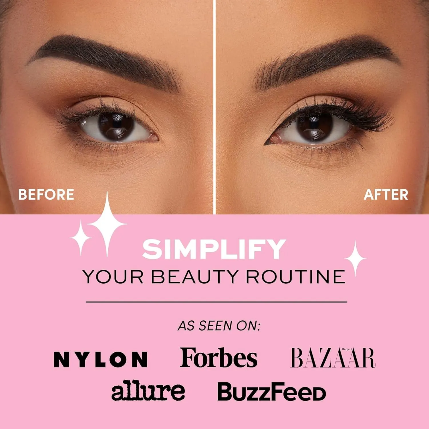 Glamnetic Magnetic Eyelashes - Venus | Short Magnetic Lashes, 60 Wears Reusable High Volume Faux Mink Lashes, Cat Eye, 3D Natural Look - 1 Pair