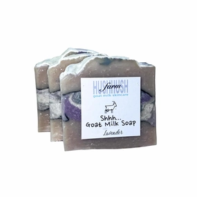 Goat Milk Soap Bar for Face & Body | Lavender Soap with Essential Oils & Fragrance Oils | Moisturizing Vitamin-Rich Skincare – Lavender 3 Pack