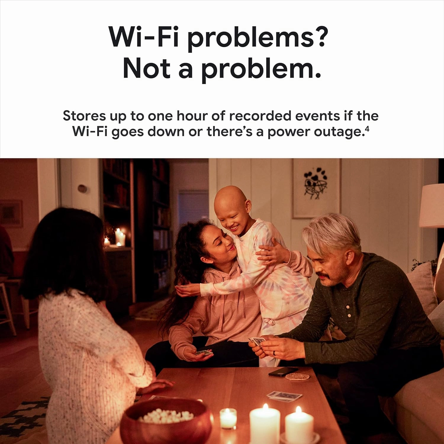 Google Nest Cam Outdoor or Indoor, Battery 2nd Generation - Snow (Renewed)