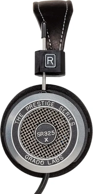GRADO SR325x Prestige Series Wired Open-Back Headphones - Aluminum Housing, X Series Dynamic Drivers, Hand-Assembled Audiophile Quality