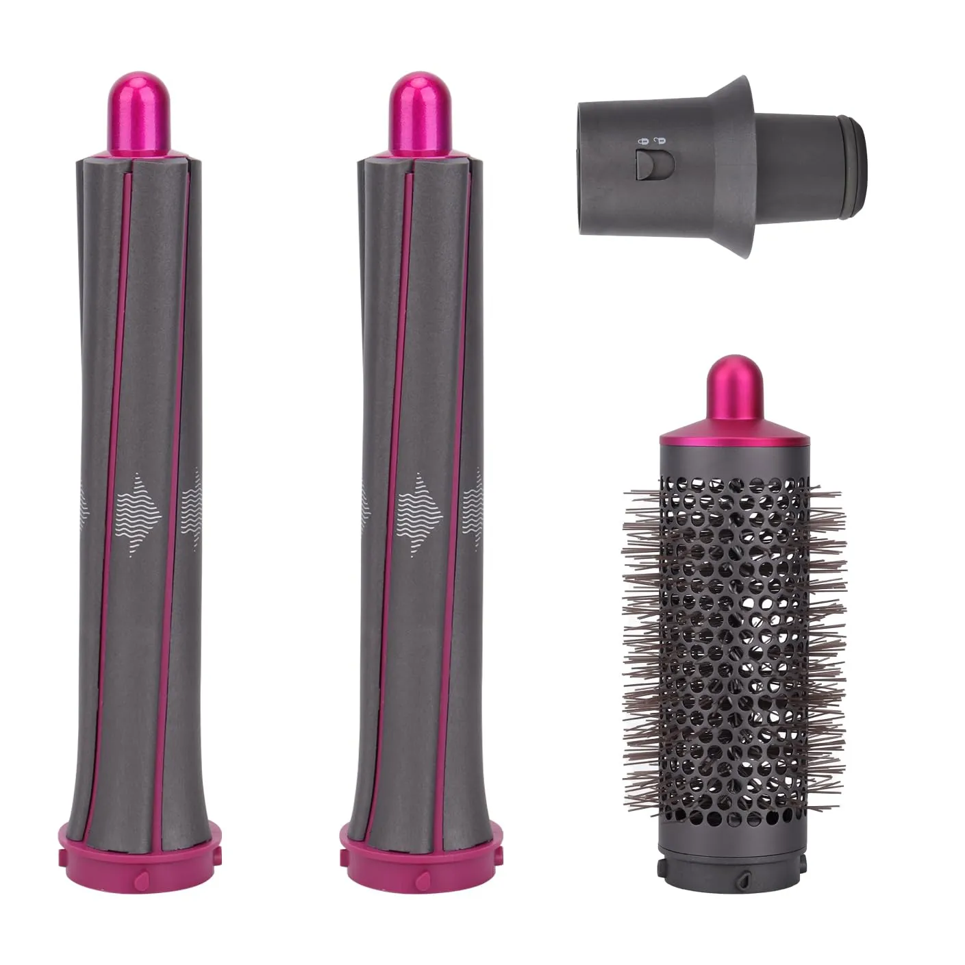 Hair Curling Iron Barrel Attachments: Long Hair Curling Barrels Styler with Adaptor for Dyson Airwrap Hair Dryer, Styler Iron Attachment Parts Hair Tool