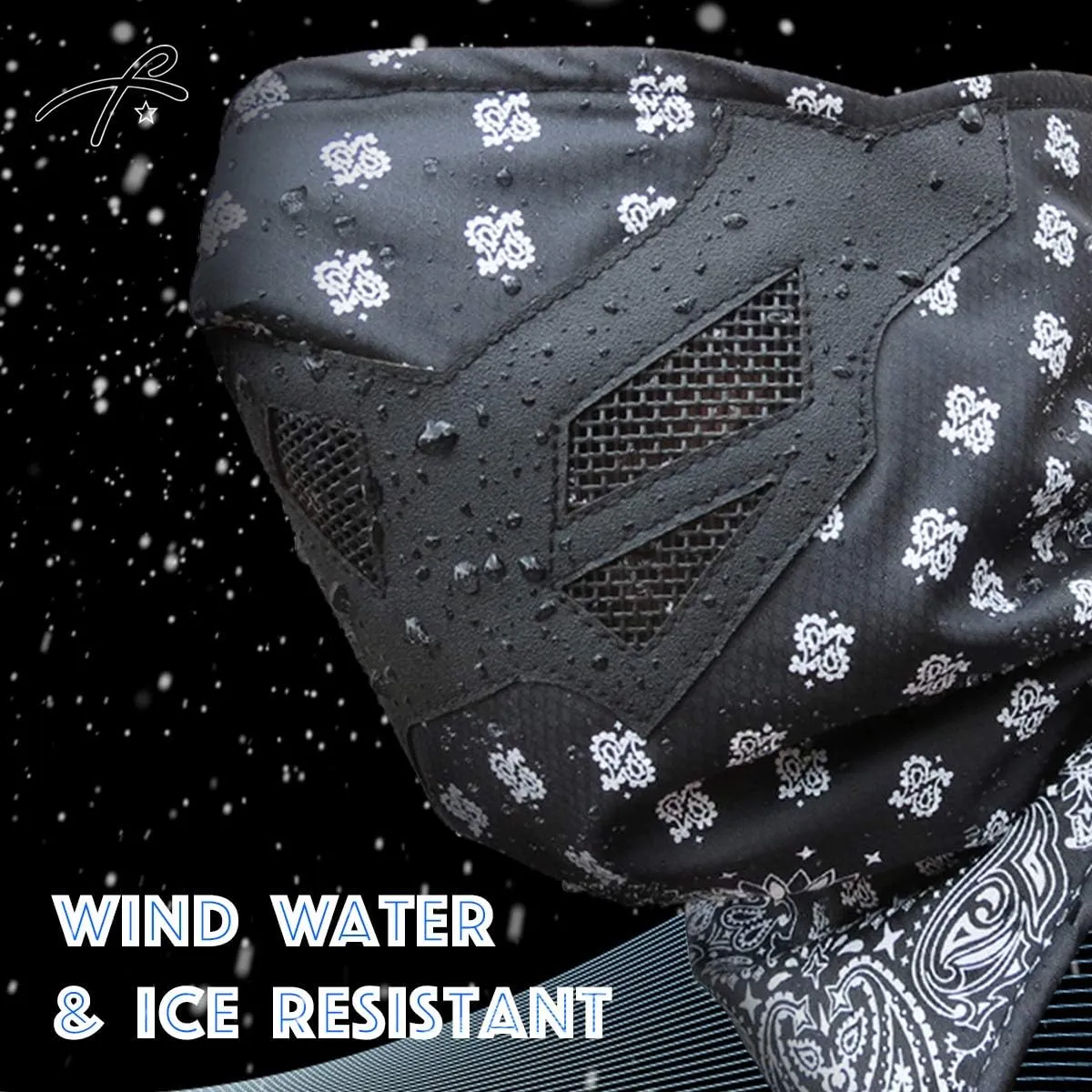 Half Face Mask for Cold Winter Weather. Use This Half Balaclava for Snowboarding, Ski, Motorcycle. (Many Colors)