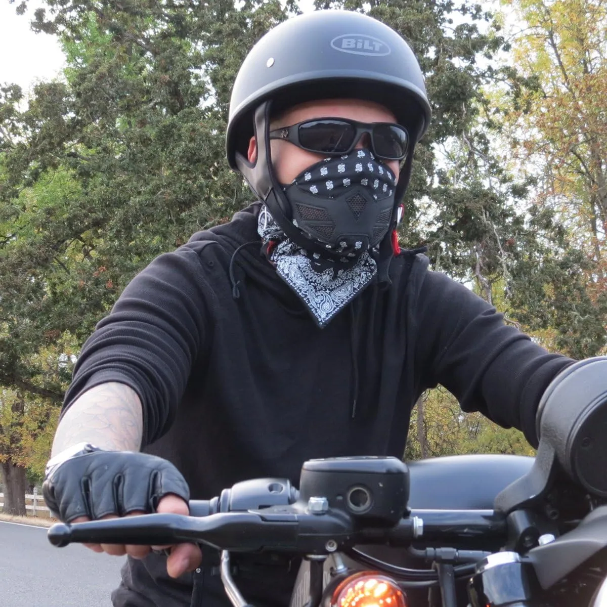 Half Face Mask for Cold Winter Weather. Use This Half Balaclava for Snowboarding, Ski, Motorcycle. (Many Colors)
