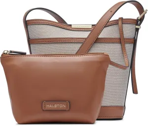 Halston Jagger Magnetic Snap Bucket, Oak/Natural