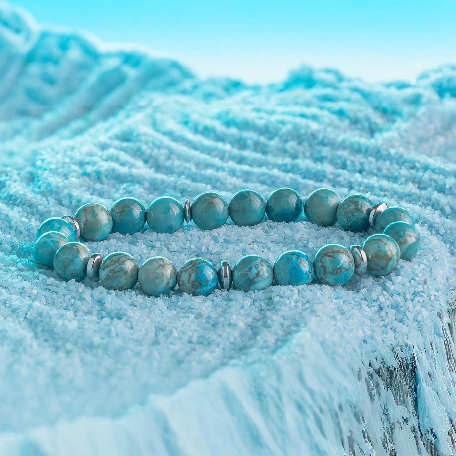 Harmony African Turquoise Natural Stone Bracelet