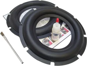 Heavy Duty Rubber Surround Repair Kit - 2 Subwoofer Kit - 10 Inch Compatible with Rockford Fosgate RFR3110 Power HX2, HiFonics