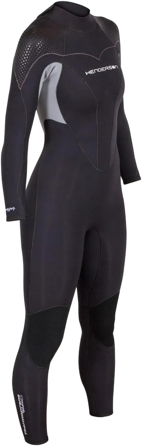 Henderson Women's Thermoprene Pro Wetsuit 5mm Back Zip Fullsuit Black