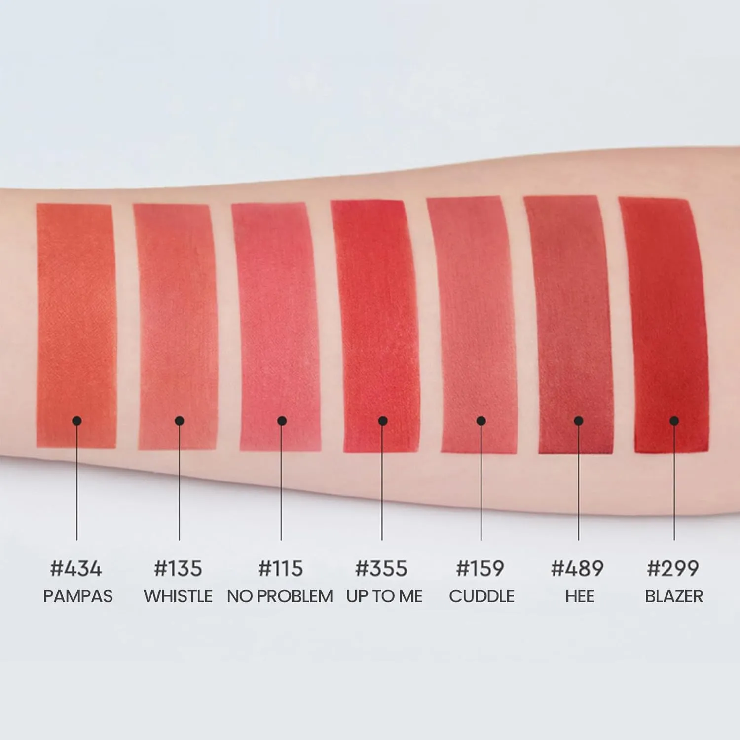 HERA Sensual Powder Matte Lipstick #115 NO PROBLEM | Comfort and Soft Velvet Finish for Daily Use, Long-lasting, Hydrating & Moisturing, Korean Makeup, 0.11 oz. (3g)